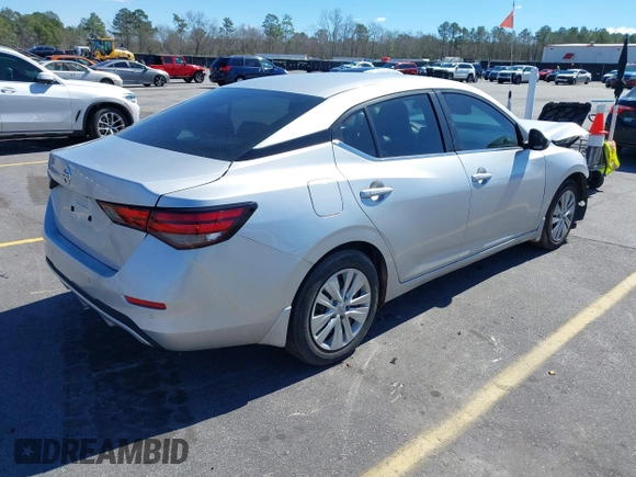 2023 Nissan Sentra S with VIN 3N1AB8BV0PY273691, listed as a IAAI auction lot 41729906 with 21,572 mi miles and . Bid and sale history available at DreamBid. Image 4.
