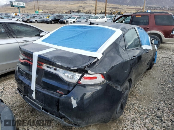 2014 Dodge Dart SXT with VIN 1C3CDFBBXED802563, listed as a Copart auction lot 46532045 with 198,563 mi miles and Salvage Title. Bid and sale history available at carsss.com. Image 3.