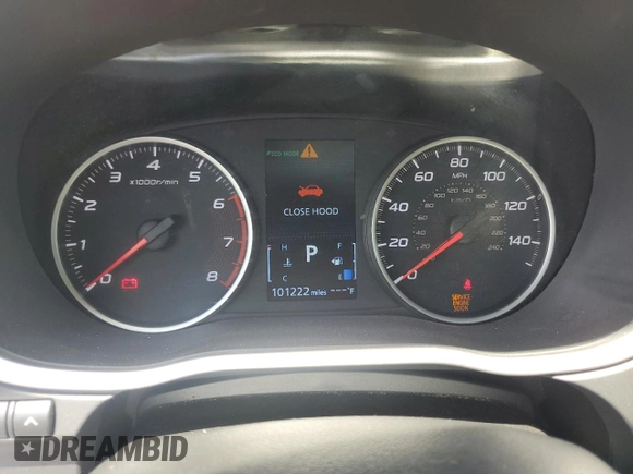 2022 Mitsubishi Eclipse Cross SE with VIN JA4ASWAA8NZ053843, listed as a Copart auction lot 54382445 with 101,222 mi miles and Salvage title. Bid and sale history available at DreamBid. Image 9.