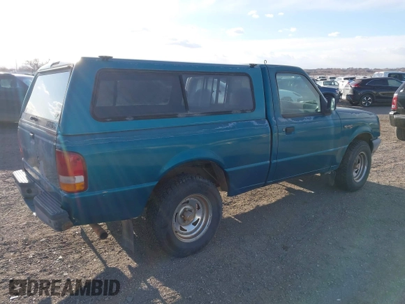 1994 Ford Ranger Splash with VIN 1FTCR10A4RUC81646, listed as a IAAI auction lot 41801137 with 202,216 mi miles. Bid and sale history available at carsss.com. Image 4.