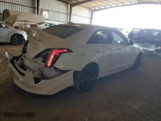 2021 Cadillac CT4 Sport with VIN 1G6DC5RK8M0114671, listed as a Copart auction lot 76828534 with 54,598 mi miles and Salvage Title. Bid and sale history available at carsss.com. Image 3.