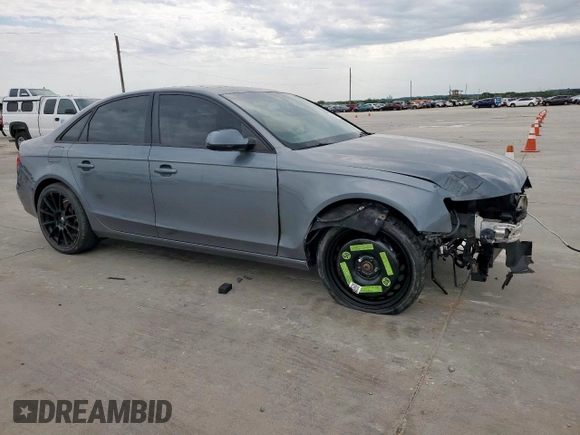 2012 Audi A4 Premium с VIN WAUAFAFL5CN016922, выставлен на аукционе Copart как лот 58787975 с пробегом Не указан миль и Чистый • Clean title. История ставок и продаж доступна на DreamBid. Изображение 4.