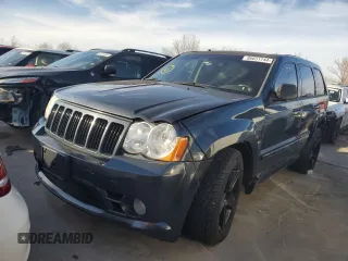 2008 Jeep Grand Cherokee SRT-8 with VIN 1J8HR78348C174334, listed as a Copart auction lot 86631744 with 0 mi miles and Salvage Title. Bid and sale history available at carsss.com. Image 1.