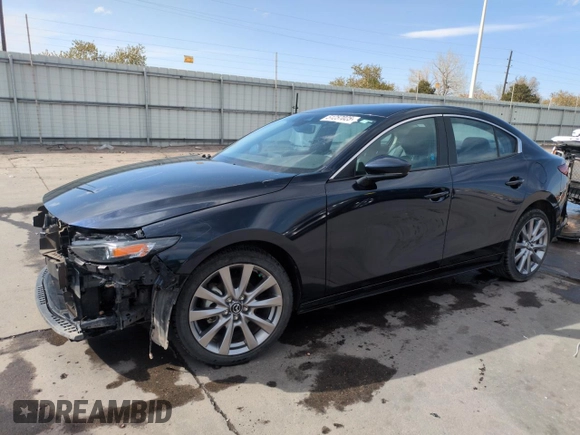 2021 Mazda 3 Select with VIN 3MZBPABL9MM253920, listed as a Copart auction lot 51257025 with 75,572 mi miles and Salvage Title. Bid and sale history available at DreamBid. Image 1.