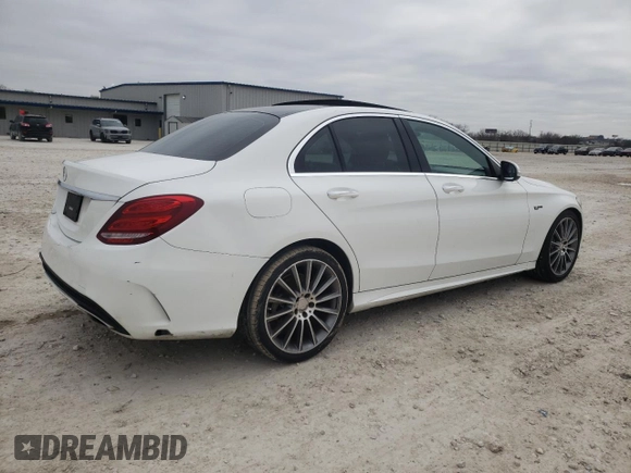 2015 Mercedes-Benz C-Class C 400 with VIN 55SWF6GB0FU030420, listed as a Copart auction lot 46078455 with 114,485 mi miles and Clean Title. Bid and sale history available at carsss.com. Image 3.