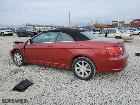 2009 Chrysler Sebring Touring with VIN 1C3LC55D79N521881, listed as a Copart auction lot 81904764 with 105,118 mi miles and Salvage Title. Bid and sale history available at carsss.com. Image 2.