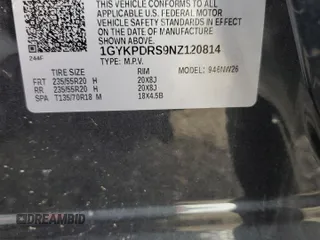 2022 Cadillac XT6 Premium Luxury with VIN 1GYKPDRS9NZ120814, listed as a Copart auction lot 51143485 with 70,977 mi miles and Salvage Title. Bid and sale history available at carsss.com. Image 13.