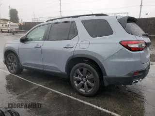 2023 Honda Pilot Sport with VIN 5FNYG2H38PB012787, listed as a Copart auction lot 44404145 with 25,026 mi miles and Salvage Title. Bid and sale history available at carsss.com. Image 2.