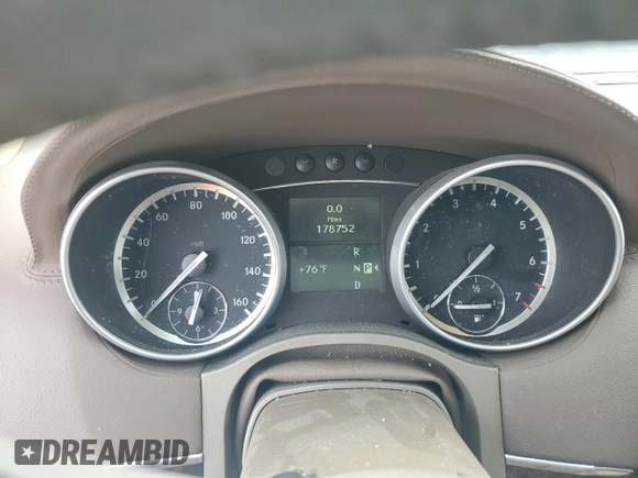 2011 Mercedes-Benz GL 450 with VIN 4JGBF7BE2BA632029, listed as a Copart auction lot 72476714 with 178,752 mi miles and Clean Title. Bid and sale history available at DreamBid. Image 9.