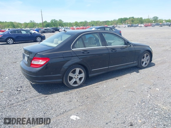 2010 Mercedes-Benz C-Class C 300 Sport with VIN WDDGF5EB5AR102658, listed as a IAAI auction lot 42107176 with 215,362 mi miles. Bid and sale history available at carsss.com. Image 4.