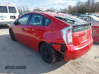 2013 Toyota Prius One with VIN JTDKN3DU0D1639195, listed as a IAAI auction lot 41887377 with 253,934 mi miles and . Bid and sale history available at carsss.com. Image 6.