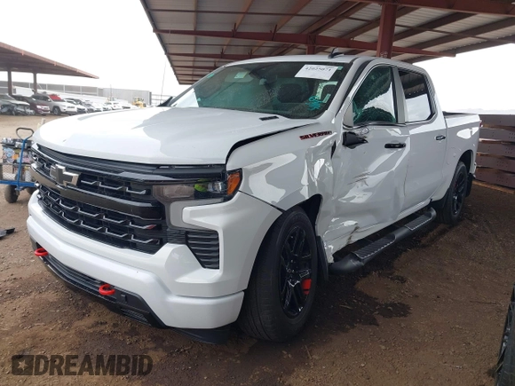 2023 Chevrolet Silverado 1500 with VIN 1GCPADE89PZ115977, listed as a IAAI auction lot 42025071 with 27,635 mi miles and . Bid and sale history available at DreamBid. Image 2.