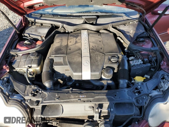 2002 Mercedes-Benz C 230/260/280/320 with VIN WDBRF61J32E003687, listed as a Copart auction lot 47209285 with 156,561 mi miles and Salvage Title. Bid and sale history available at DreamBid. Image 12.