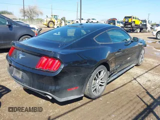 2017 Ford Mustang EcoBoost with VIN 1FA6P8TH5H5316763, listed as a IAAI auction lot 41651751 with 110,609 mi miles. Bid and sale history available at carsss.com. Image 4.