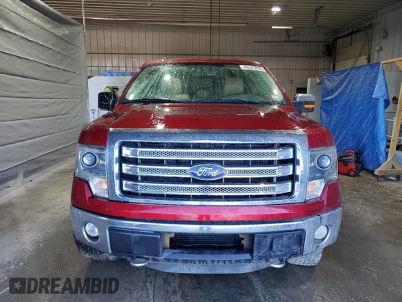 2013 Ford F-150 XL with VIN 1FTFW1ETXDFC16006, listed as a Copart auction lot 48343895 with 107,643 mi miles and Salvage Title. Bid and sale history available at carsss.com. Image 5.