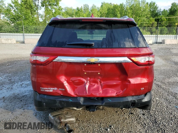 2018 Chevrolet Traverse LT z VIN 1GNEVHKW2JJ167728, wystawiony jako Copart lot #54617705 z przebiegiem 87 774 mil mil oraz Szkoda całkowita • Salvage title. Historia ofert i sprzedaży dostępna na DreamBid. Obrazek 6.