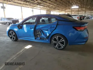 2021 Nissan Sentra SR z VIN 3N1AB8DV7MY327125, wystawiony jako Copart lot #59813715 z przebiegiem 24 576 mil mil oraz Szkoda całkowita • Salvage title. Historia ofert i sprzedaży dostępna na DreamBid. Obrazek 2.