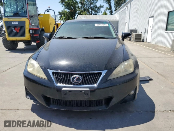 2011 Lexus IS 250 with VIN JTHBF5C25B5143967, listed as a Copart auction lot 62884385 with 323,715 mi miles and Clean title. Bid and sale history available at DreamBid. Image 5.