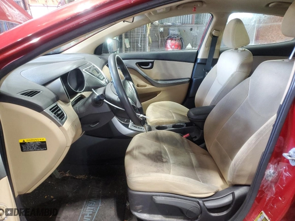 2011 Hyundai Elantra Ltd with VIN KMHDH4AE2BU107893, listed as a Copart auction lot 53711275 with 86,097 mi miles and Clean Title. Bid and sale history available at carsss.com. Image 7.