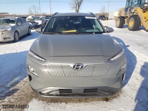 2021 Hyundai Kona Electric SEL with VIN KM8K23AG0MU122741, listed as a Copart auction lot 71721392 with 51,418 mi miles. Bid and sale history available at carsss.com. Image 5.