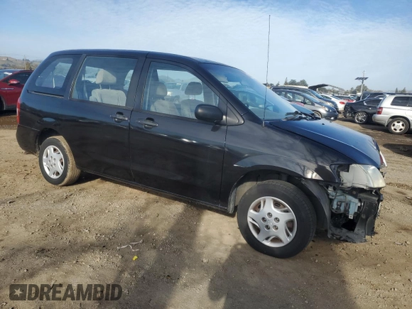 2000 Mazda MPV DX z VIN JM3LW28G9Y0156565, wystawiony jako Copart lot #45029025 z przebiegiem 75 927 mil mil oraz Szkoda całkowita • Salvage title. Historia ofert i sprzedaży dostępna na DreamBid. Obrazek 4.