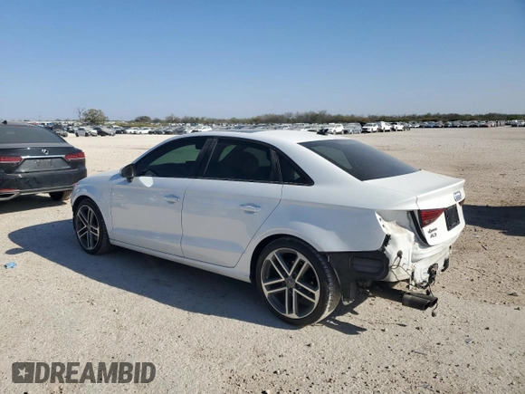 2019 Audi A3 Sedan Premium with VIN WAUAUGFF3KA118230, listed as a Copart auction lot 49153105 with 48,985 mi miles and Salvage Title. Bid and sale history available at carsss.com. Image 2.