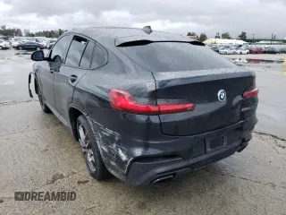 2020 BMW X4 M40i with VIN 5UX2V5C08LLE69327, listed as a Copart auction lot 45966793 with 0 mi miles. Bid and sale history available at carsss.com. Image 2.