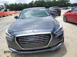 2017 Genesis G90 Premium z VIN KMHG34JA7HU027345, wystawiony jako Copart lot #56495385 z przebiegiem 46 445 mil mil oraz Szkoda całkowita • Salvage title. Historia ofert i sprzedaży dostępna na DreamBid. Obrazek 5.