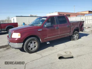2005 Ford F-150 XLT with VIN 1FTPW12505KE04648, listed as a Copart auction lot 53284395 with 184,753 mi miles and Salvage Title. Bid and sale history available at carsss.com. Image 1.