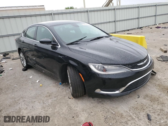 2015 Chrysler 200 Limited with VIN 1C3CCCAB0FN554029, listed as a Copart auction lot 50802925 with 187,435 mi miles and Salvage Title. Bid and sale history available at DreamBid. Image 4.