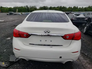 2015 Infiniti Q50 Premium z VIN JN1BV7AR9FM396109, wystawiony jako Copart lot #58215035 z przebiegiem 134 482 mil mil oraz Szkody całkowita. Historia ofert i sprzedaży dostępna na DreamBid. Obrazek 6.