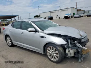 2015 Kia Optima LX with VIN 5XXGM4A78FG508567, listed as a Copart auction lot 58806265 with Not provided miles and Salvage title. Bid and sale history available at DreamBid. Image 4.