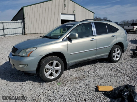 2008 Lexus RX 350 with VIN 2T2HK31U28C070208, listed as a Copart auction lot 48950265 with 200,366 mi miles and Salvage Title. Bid and sale history available at carsss.com. Image 1.
