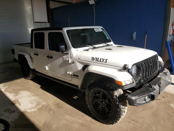 2023 Jeep Gladiator Willys with VIN 1C6HJTAG9PL555140, listed as a Copart auction lot 73541094 with 10,094 mi miles and Clean Title. Bid and sale history available at carsss.com. Image 4.