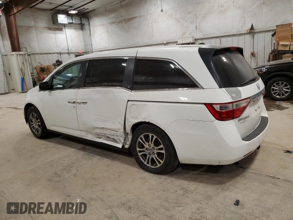 2013 Honda Odyssey EX-L with VIN 5FNRL5H62DB074001, listed as a Copart auction lot 52365665 with 207,957 mi miles and Non Repairable. Bid and sale history available at carsss.com. Image 2.