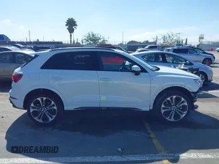 2021 Audi Q3 S line Premium Plus with VIN WA1EECF31M1063905, listed as a IAAI auction lot 41588919 with 31,739 mi miles and . Bid and sale history available at DreamBid. Image 11.