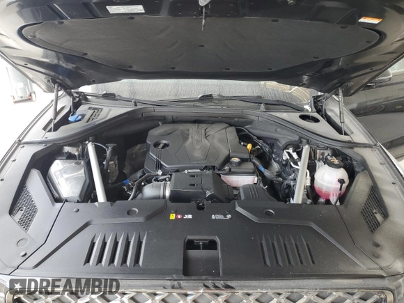 2022 Genesis GV70 2.5T with VIN KMUMADTB5NU034130, listed as a Copart auction lot 55062135 with Not Provided miles and Salvage Title. Bid and sale history available at DreamBid. Image 11.
