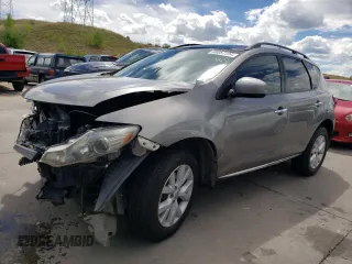 2012 Nissan Murano SL with VIN JN8AZ1MW2CW230045, listed as a Copart auction lot 68857194 with 160,829 mi miles and Salvage Title. Bid and sale history available at carsss.com. Image 1.