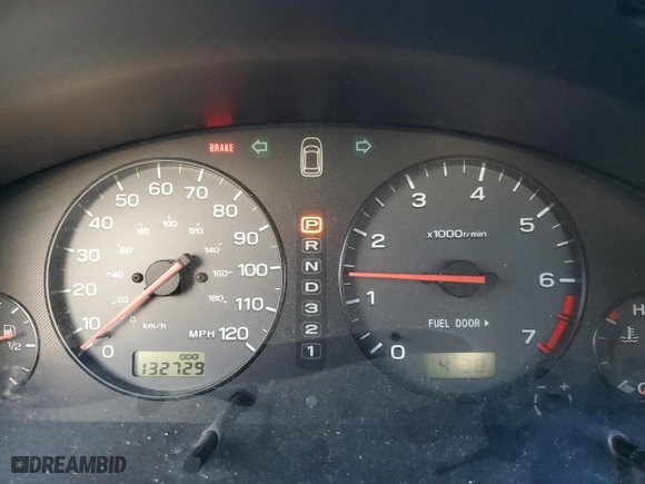2000 Subaru Legacy Wagon Outback w/RB Equip with VIN 4S3BH6658Y7616975, listed as a Copart auction lot 86566844 with 132,729 mi miles and Salvage Title. Bid and sale history available at carsss.com. Image 9.