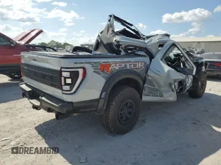 2023 Ford F-150 Raptor with VIN 1FTFW1RJ9PFC84228, listed as a Copart auction lot 70593464 with Not Provided miles and Salvage Title. Bid and sale history available at DreamBid. Image 3.