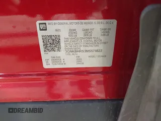 2021 Chevrolet Blazer LT с VIN 3GNKBHRS3MS574622, выставлен на аукционе IAAI как лот 41756894 с пробегом 75 626 миль миль и . История ставок и продаж доступна на DreamBid. Изображение 9.