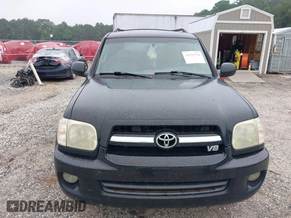 2006 Toyota Sequoia Limited with VIN 5TDZT38AX6S275829, listed as a IAAI auction lot 39725730 with 310,011 mi miles and . Bid and sale history available at DreamBid. Image 12.