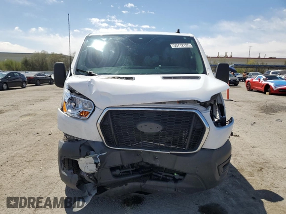 2021 Ford Transit Cargo with VIN 1FTBR1Y85MKA82588, listed as a Copart auction lot 53712195 with 37,431 mi miles and Salvage title. Bid and sale history available at DreamBid. Image 5.