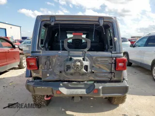 2020 Jeep Wrangler Unlimited Rubicon with VIN 1C4HJXFG3LW234034, listed as a Copart auction lot 55484915 with 23,891 mi miles and Salvage title. Bid and sale history available at DreamBid. Image 6.