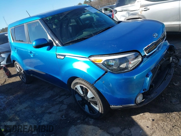 2016 Kia Soul + z VIN KNDJP3A59G7329986, wystawiony jako IAAI lot #41356623 z przebiegiem 95 690 mil mil oraz . Historia ofert i sprzedaży dostępna na DreamBid. Obrazek 1.