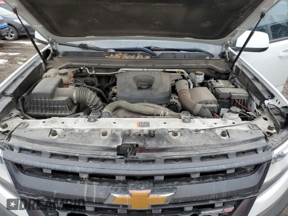 2018 Chevrolet Colorado 4WD ZR2 with VIN 1GCPTEE18J1290987, listed as a Copart auction lot 43044365 with 93,142 mi miles and Salvage Title. Bid and sale history available at carsss.com. Image 11.