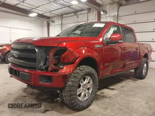 2017 Ford F-150 XL with VIN 1FTEW1EG0HFA28941, listed as a IAAI auction lot 41724049 with 172,739 mi miles. Bid and sale history available at carsss.com. Image 2.