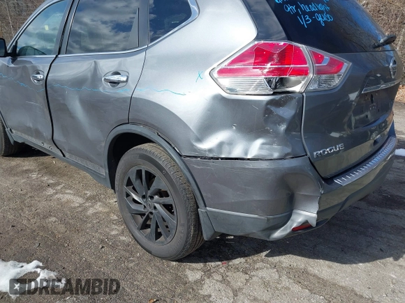 2015 Nissan Rogue SL with VIN 5N1AT2MV4FC862749, listed as a IAAI auction lot 41418258 with 169,968 mi miles and . Bid and sale history available at carsss.com. Image 17.