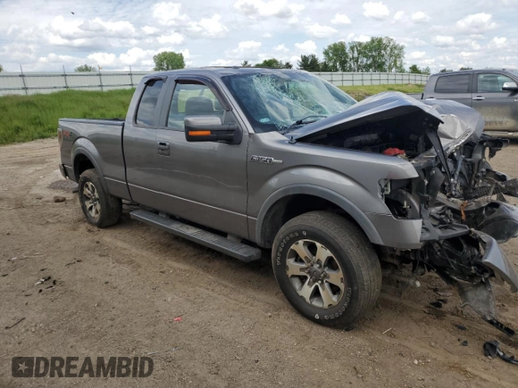 2014 Ford F-150 XL with VIN 1FTFX1EF3EKE62203, listed as a Copart auction lot 57868375 with 106,521 mi miles and Clean title. Bid and sale history available at DreamBid. Image 4.
