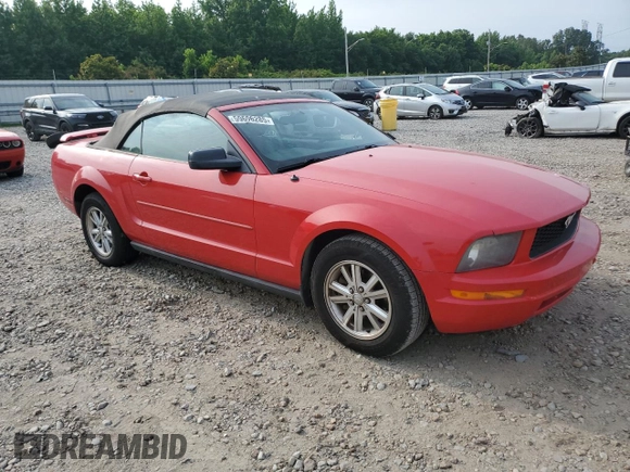 2007 Ford Mustang Deluxe with VIN 1ZVFT84N475327789, listed as a Copart auction lot 59696285 with 192,049 mi miles and Salvage title. Bid and sale history available at DreamBid. Image 4.